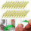 Fish Mouth Sewing Machine Needle Threader, 2024 Upgrade Automatic Sewing Needle Threader Tool,Yellow 100PCS 2
