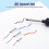 3 PCS Long-Head Deep Hole Marker Pens, Upgrade Long Nib Marker Set 4
