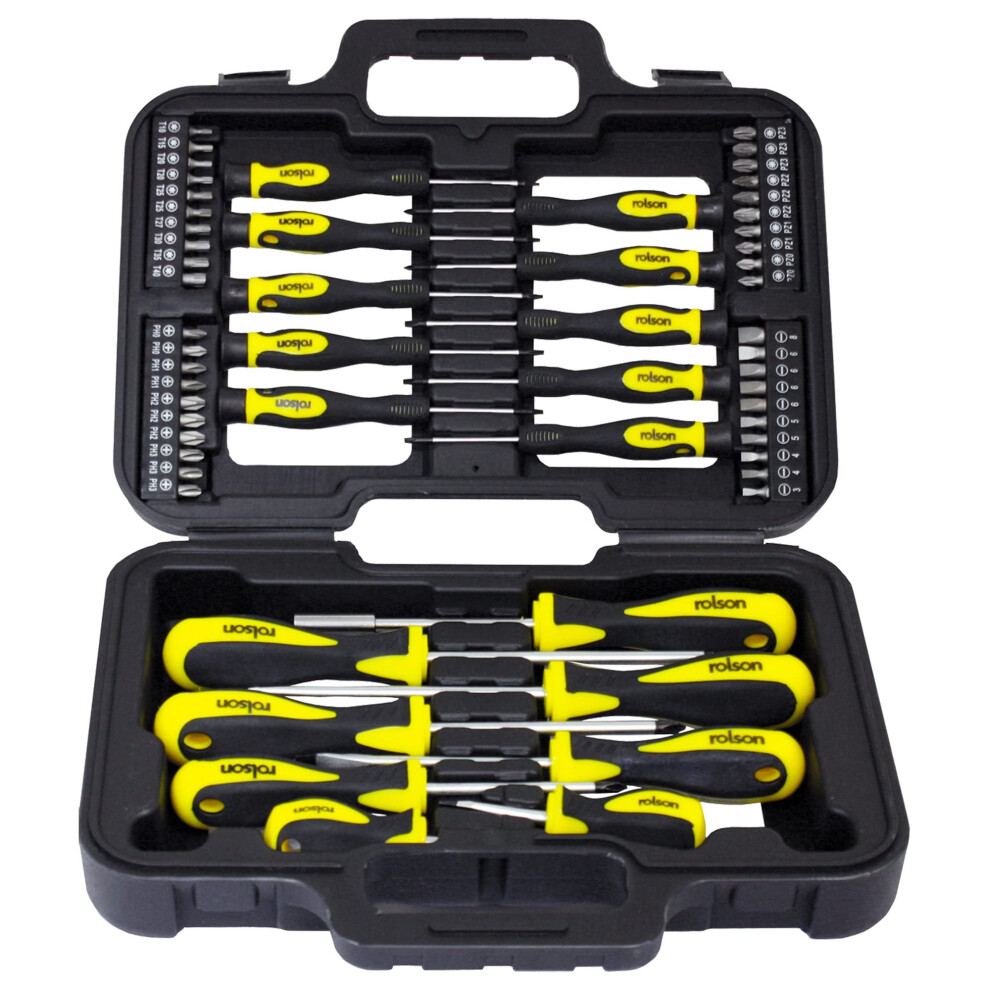 Rolson 28882 58 Pc Screwdriver Set