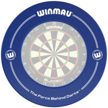 WINMAU Blue Printed Dart Board Surround Ring – Durable Backboard Wall Protector for Dartboards - Professional Darts Accessories