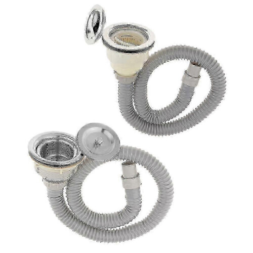 Salonwasbak met haarfilter en diepe afvalbak + slang 2