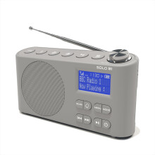 DAB/DAB+ & FM Portable Digital Radio | Bluetooth | Rechargeable Battery | Dual Alarms & Sleep Timer | Perfect for Home, Office or Outdoors | AZATOM So