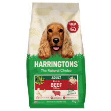 Harringtons Complete Dry Adult Dog Food Beef & Rice 4kg (Pack of 3) - Made with All Natural Ingredients (Packaging may vary)