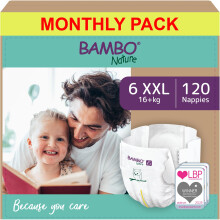 Bambo Nature Baby Diapers Size 6 (16 kg + 20 Count)