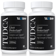 1200 mg TUDCA Supplement | 120 Capsules | Tauroursodeoxycholic Acid - TUDCA Bile Salts for Liver and Digestion, Non-Animal Formula