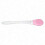 Soft Silicone Body Scrubber with Extended Handle - Waterproof Design for Easy Use (Pink) 2