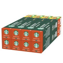 STARBUCKS Breakfast Blend By Nespresso, Medium Roast, Coffee Capsules 8 X 10 (80 Capsules)