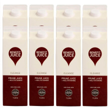 Benefit Drinks Pure Prune Juice - 8 x 1 Litre Cartons - Prune Juice for Constipation with with Vitamin A,C and E- Health Foods - Healthy Drinks