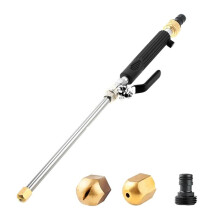 Universal Garden Hose Pressure Washer Attachment, High Pressure Hose Nozzle for Garden Hose, Jet Nozzle 2-In-1,Black