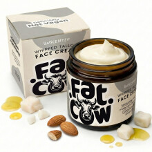 Beef Tallow Skin Care, Tallow Face Cream Moisturiser, Grass-Fed & Whipped Enriched with Almond Oil, Deep & Natural Hydration for Sensitive & Dry Skin,