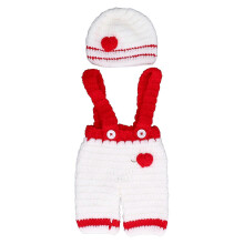 Conjunto de ganchillo para bebé, accesorios para fotos de recién nacidos, gorro y pantalones de ganchillo,