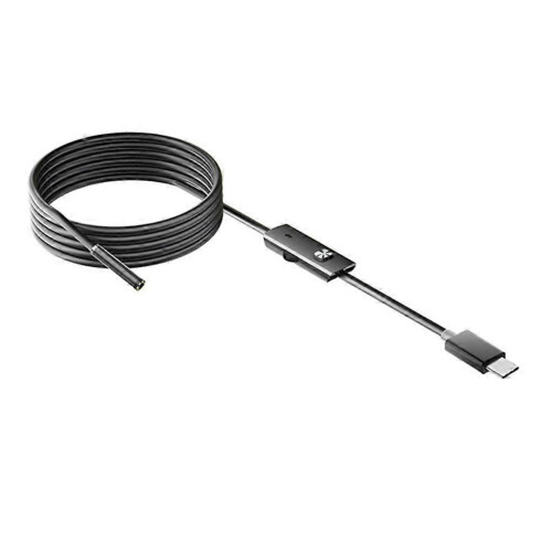 TYPE-C Endoscope OTG 7.0mm Borescope Inspection Camera IP67 Waterproof with 6 LED Lights for Android Check Car Engine