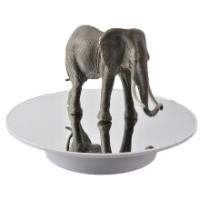 25cm 360 Degree Mirror Panoramic Display Electronic Rotating Turntable Live Electric Rotating Stand