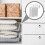 Set di 10 staffe terminali per ripiani in filo metallico ABS, resistenti e compatibili con armadi e 4