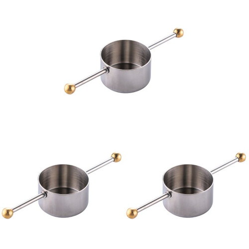 Measuring Cup Tools, Bar Measure Cocktail Jigger with Handle for Whisky Bar Tools Bar Accessories(3 Pcs)