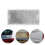 2Pcs White Plastic Trailer Reflectors Adhesive Stick-on Safety Strips 5