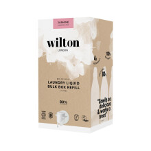 Wilton London Eco Friendly Jasmine Laundry Liquid Refill (112 Washes, 4L) - Non-Bio, Plant-Based Biodegradable Washing Detergent Pack with Essential O