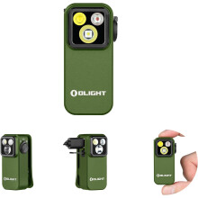 OLIGHT Oclip Pro 500 Lumens 3 Light Sources Clip on Torch, USB-C Rechargeable EDC Lamp with Magnetic Base, Compact LED Flashlight for Working, Cycling