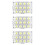 3X DC 3V 5V 12 LED εξαιρετικά φωτεινό λευκό Piranha LED κυκλώματος LED φώτα LED φως γιοτ 1