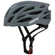 Favoto Bike Helmet for Adults Lightweight Bicycle Helmet for Men Women Adjustable Road Mountain Cycling Helmet Safety Protection Size 59-61cm Matte Gr