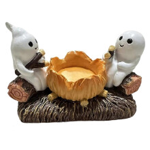 Ghost Candle Holder Without Candles, Decorative Stand, Halloween Home Decoration, Ghost Design, Perf