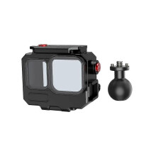 For Insta360 Ace Pro Ace Pro2 80m Waterproof Dive Housing Case Clear Glass Lens for Enhanced Underwater Photography