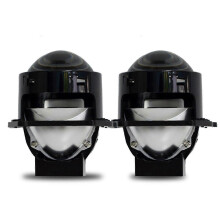 2Pcs 3 Inch Bi LED Projector Headlights 120W Headlights with LED Projector Headlights for Universal