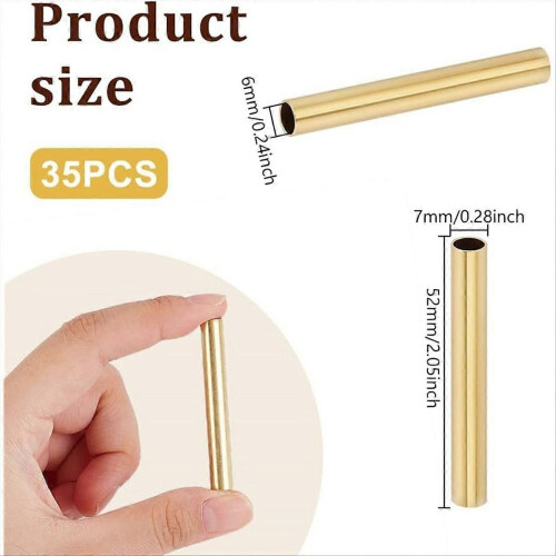 35 τεμάχια λεπτοί σωλήνες στυλό, 7mm OD X 0,5mm πάχος τοιχώματος 1