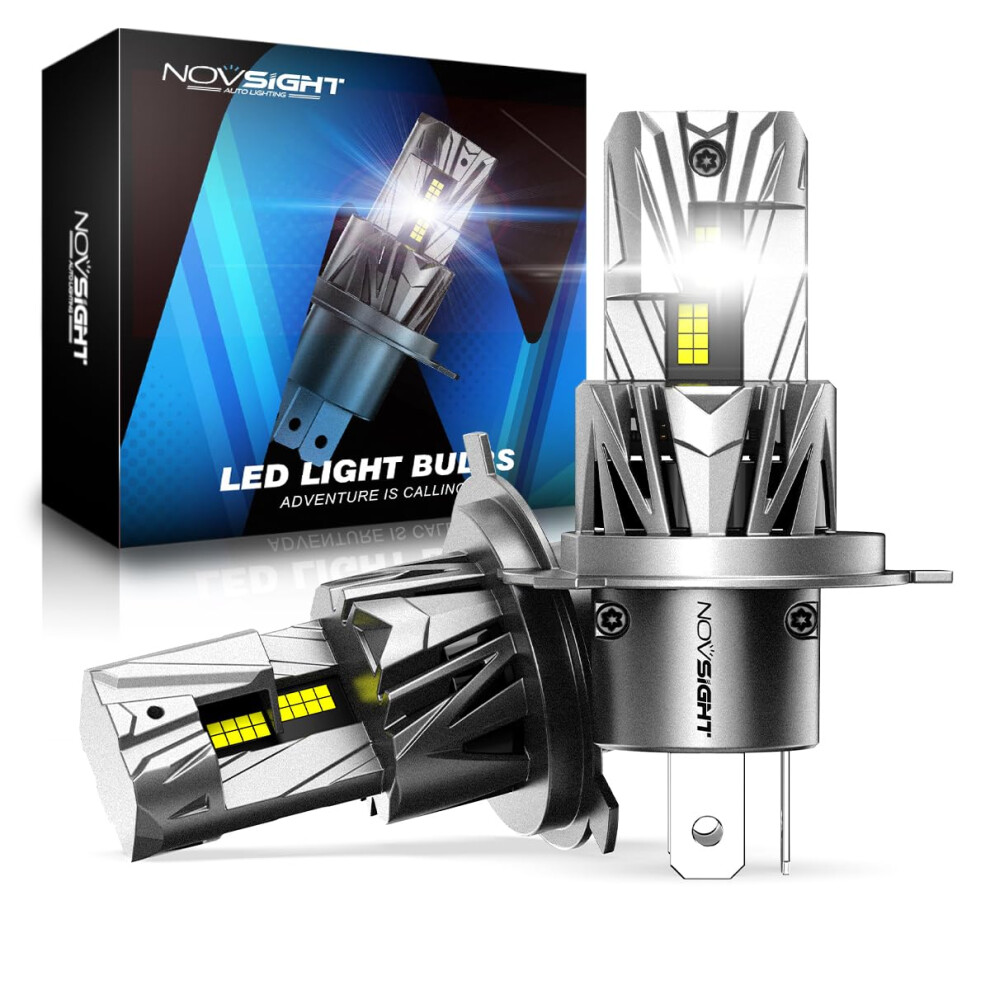 Novsight H4 Led Headlight Bulb - 32000Lm 1:1 Size H4 Headlight Bulb, 5009882928476