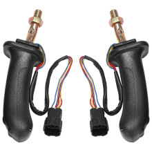 2Pcs L+R 3 Buttons Excavator Joystick Assy Handle Gears for Daewoo Doosan DH DX150 215 225 300 370-9