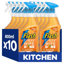 Flash Spray Wipe Done Bright Mandarin Cleaning Spray 800ml