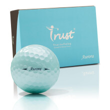 Trust Golf Balls Aurora | Tour-Level Performance | Stand Out | Maximum Distance | Straight Flight | Stopping Power | Crystal Urethane Cover for Ultima