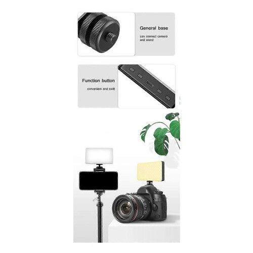 Φως κάμερας LED RGB 2500K-9000K Έξοδος χρώματος Κιτ φωτισμού βίντ