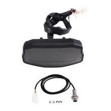 Universal Motorcycle LCD Digital Speedometer Odometer Tachometer KM/H MPH Gauge