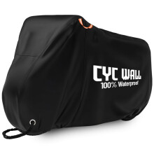 CYCWALL Outdoor Bike Cover for 1-2 Bikes - Heavy Duty 600D Oxford Tear Resistant and Windproof, Waterproof Bike Covers for Outside Storage, Stationary