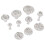 33 Piece Cake Cookie Flower Leaf Butterfly Heart Shape Mold DIY Tools 3