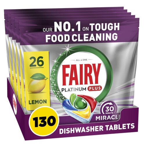 Fairy Fairy Dishwashing Tablets 30MM (ECOM) 130ct
