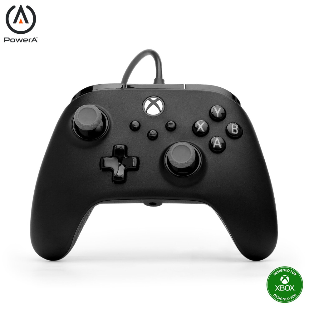 Powera Advantage Plus Wired Controller For Xbox Series X|S - Officially Licensed, Adjustable Height Thumbsticks, Hall Effect, Mappable Buttons, Black 617885136917