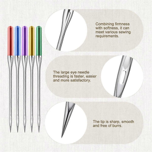 30 PCS Universal Sewing Machine Needles,Regular Point Sewing-Needles 2