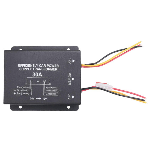 Τροφοδοτικό αυτοκινήτου 24V σε 12V 30A Μετατροπέας Buck Μετατροπέ 1