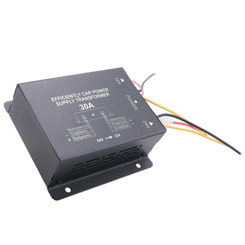 Τροφοδοτικό αυτοκινήτου 24V σε 12V 30A Μετατροπέας Buck Μετατροπέ 2