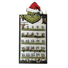 Christmas Calendar Desktop Wooden Decoration