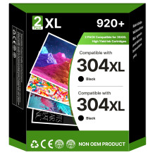 304XL Ink Cartridges Compatible for HP 304 XL Black for HP DeskJet 2620 2622 2630 2632 2633 2634 3720 3730 3733 3735 3750 3760 ENVY 5010 5020 5030 503