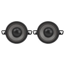 Komponentenlautsprecher für Ihr Fahrzeug, Autoradiosystem aus Metall, Zusatzlautsprecher mit gutem Klang und resonanzarmem Korb, ideal für Musik