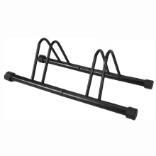 Greenfields Heavy-Duty 2-Bike Floor Stand | Metal Pipe Bicycle Storage Rack for Garage, Shed, or Outdoor Use | Loop Parking Holder with Rubber Feet |