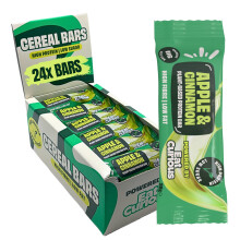 Eat Curious Protein Bars 24 38g | High Protein, Low Sugar, High Fibre Vegan Protein Bars | Apple & Cinnamon | Healthy Low-Fat Energy Bars