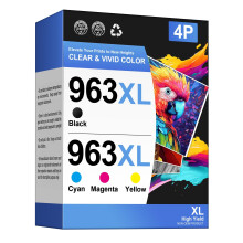 CATJOY 963XL Ink Cartridges Multipack Compatible for 963xl Ink Cartridges for HP Officejet Pro 9010 Ink Cartridge,9012 9014 9015 9016 9020 (4-Pack, Bl