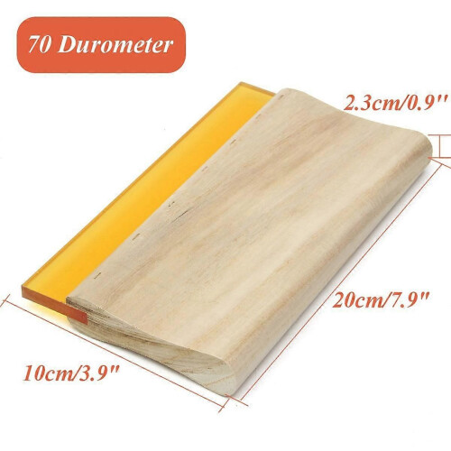 8 inch Silk Screen Printing Squeegee Single 70 Durometer Tools 1
