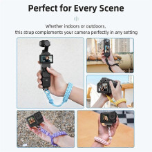 For 3 Wrist Lanyard Anti-Lost Hand Strap Protective Wristband Handheld Gimbal Camera Accessories Yellow