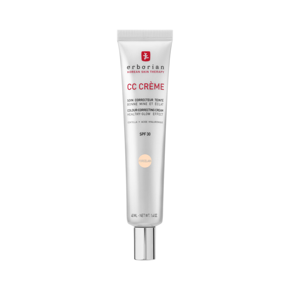 Erborian Cream - Cc With Centella Asiatica - Color Correcting With Healthy Glow Effect - Natural And Luminous Finish - Long-Lasting Hydration